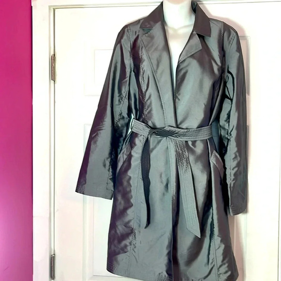 Iridescent rain jacket silver - Picture 1 of 8